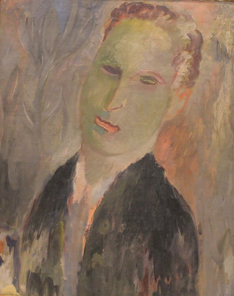 Carlo Levi, Autoritratto verde, 1930, olio su tela, 61 x 50,5 cm. Fondazione Carlo Levi, Roma © Carlo Levi, Raffaella Acetoso