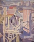 Carlo Levi, Cantiere a Roma, 1949, olio su tela, cm 61 x 50. Fondazione Carlo Levi, Roma