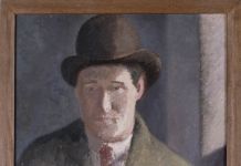 Carlo Levi, Edoardo Persico che legge, 1928, olio su tela, cm 46,5 x 38. GAM – Galleria Civica d’Arte Moderna e Contemporanea, Torino