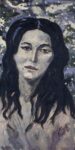 Carlo Levi, Silvana Mangano (Regina delle nevi), 1956, olio su tela, cm 70 x 35. Fondazione Carlo Levi, Roma