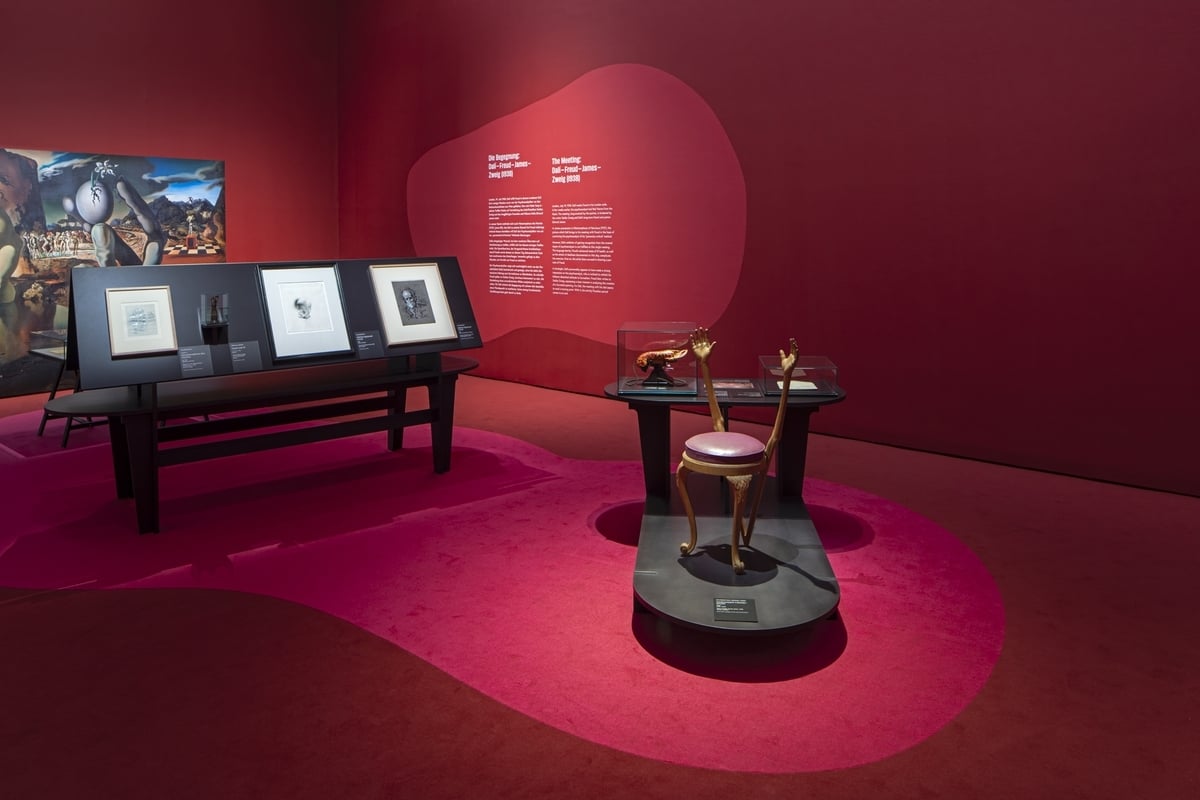 Dalí Freud. Eine Obsession. Exhibition view at Belvedere, Vienna 2022. Photo Johannes Stoll – Belvedere, Wien