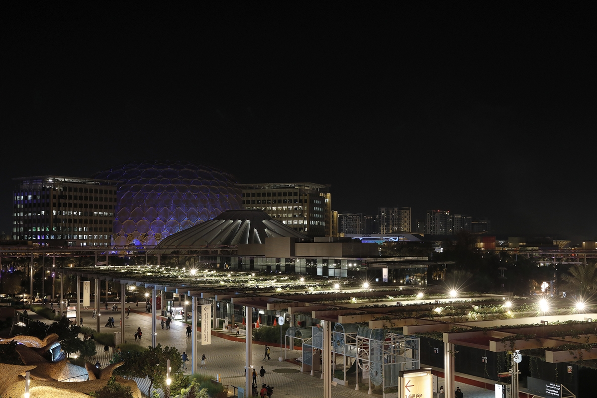 Dubai Expo 2020, air perspective. Photo © Francesca Pompei