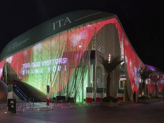 Dubai Expo 2020. Italy Pavilion by CRA-Carlo Ratti Associati and Italo Rota Building Office, interiors. Photo © Francesca Pompei