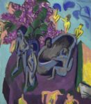 Ernst Ludwig Kirchner, Natura morta con fiori e sculture, 1912. Groninger Museum. Photo Marten de Leeuw