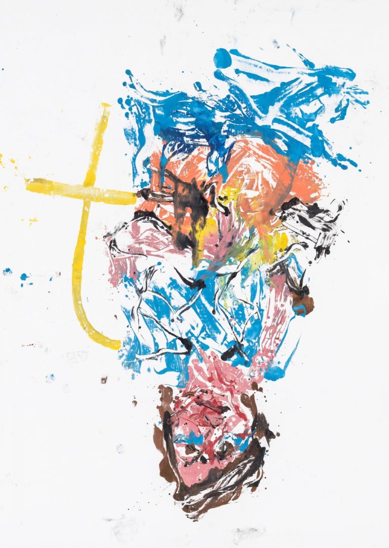 Georg Baselitz, Eisdiele, 2020. Courtesy Thaddaeus Ropac