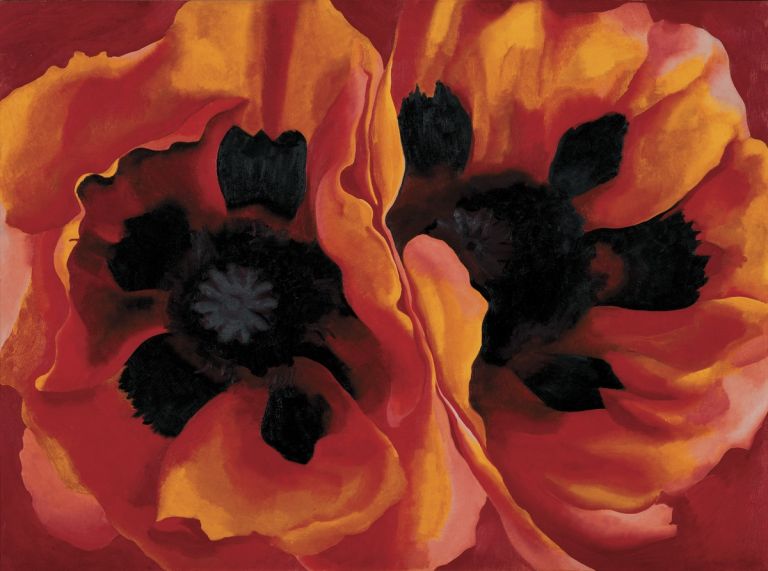 Georgia O’Keeffe, Oriental Poppies, 1927. Collezione Frederick R. Weisman Art Museum presso l’Università del Minnesota, Minneapolis, Acquisto del museo © Georgia O’Keeffe Museum 2021