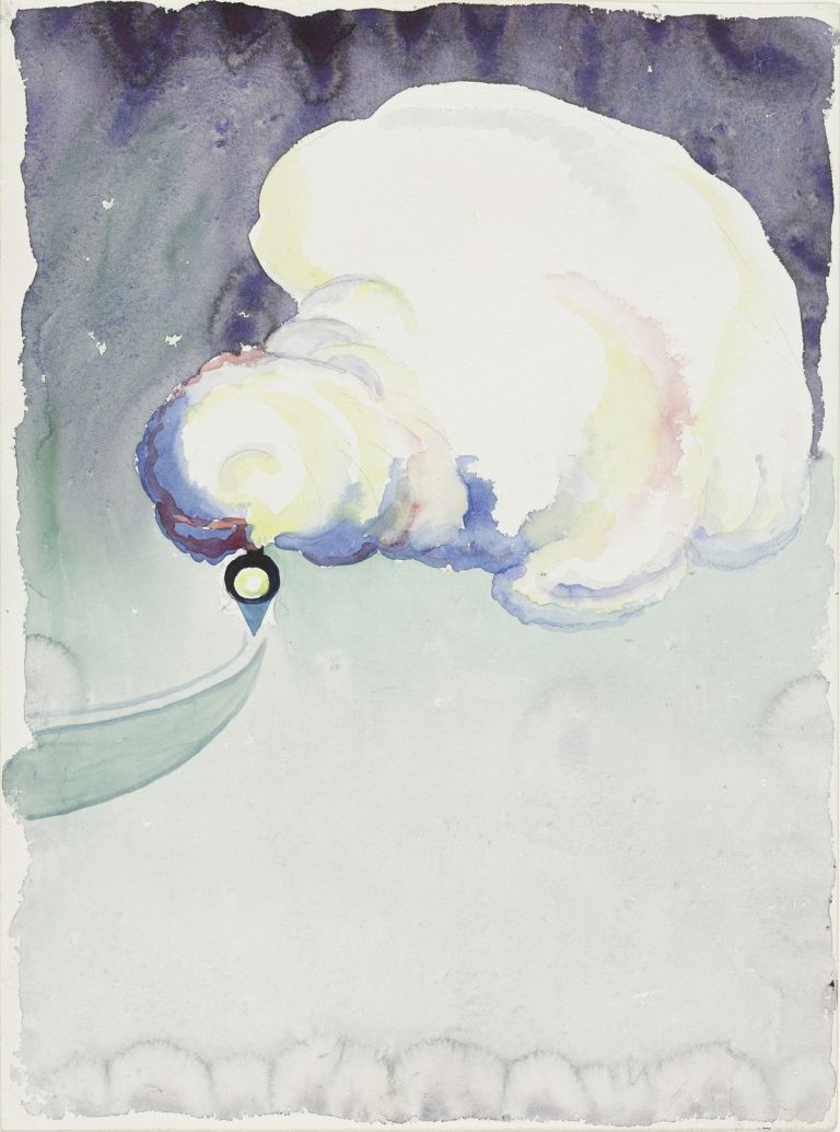 Georgia O’Keeffe, Train at Night in the Desert, 1916. The Museum of Modern Art, New York, © Georgia O’Keeffe Museum 2021, Pro Litteris, Zurich Foto © 2021