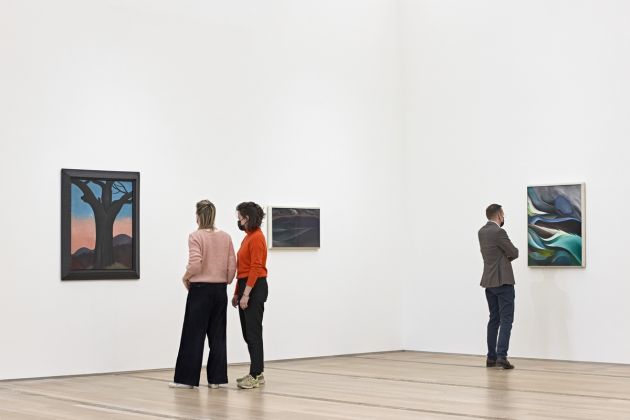 Georgia O'Keeffe. Exhibition view at Fondation Beyeler, Riehen Basilea 2022