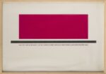 Gerhard Merz, Progetto, 1995, inchiostro su carta da lucido, 87,5 x 123 cm. Photo credits Gaia Schiavinotto. Collezione privata