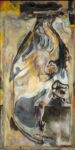 Giannetto Fieschi, Gallo del canto o di San Pietro, 1949, olio su tela, cm 195 x 97