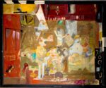 Giannetto Fieschi, Strage degli innocui, 1954, tempera su tela, cm 236 x 195