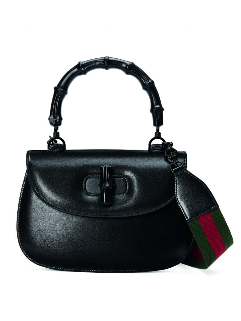 Gucci Bamboo 1947 borsa nera - Credits foto Gucci Bamboo 1947