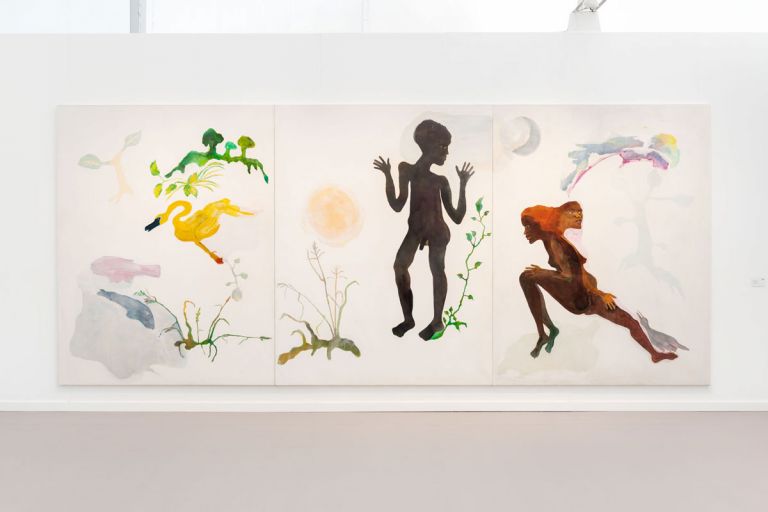 Il booth di Susanne Jackson da Ortuzar Projects a Frieze LA. Courtesy Ortuzar Projects