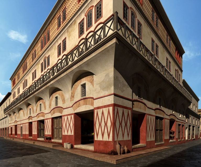 Insula Diana, ricostruzione di Ostia Antica CC Katatexilux