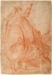 Jacopo Pontormo, Studio per il ritratto di Piero de' Medici, 1519, sanguigna (pietra rossa) su carta vergata avorio. Courtesy Istituto Centrale per la Grafica, Roma