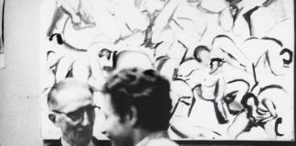Jean Jacques Lebel (dx) e Marcel Duchamp (sx), 1965 © Archivio Jean Jacques Lebel