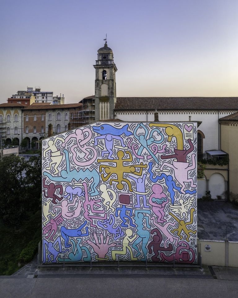 Keith Haring, Tuttomondo, Pisa, 1989. Photo Guglielmo Giambartolomei