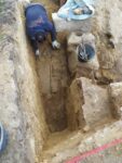 La scoperta del Tempio di Atena a Velia, Archeologi scavo