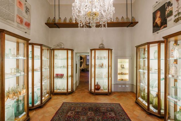 La stanza dei vetri al Museo Aboca