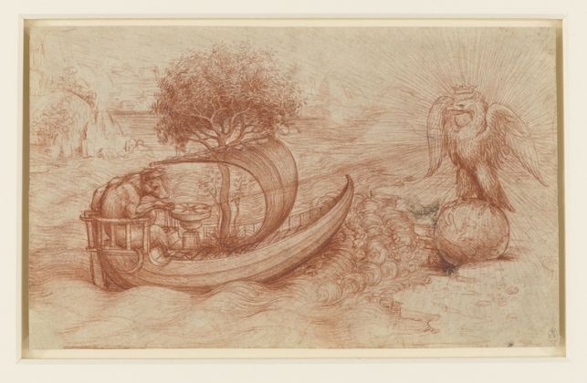 Leonardo da Vinci, Allegoria con un cane e un'aquila, Royal Collection Trust, Windsor Castle
