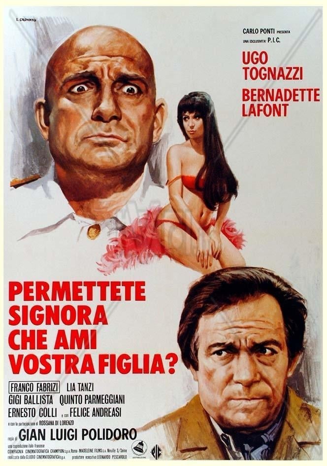 Locandina del film Permettete signora che ami vostra figlia?(1974) di Gian Luigi Polidoro