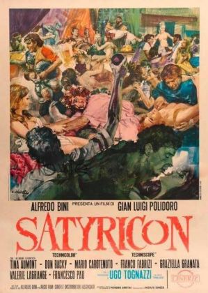 Locandina del film Satyricon (1969) di Gian Luigi Polidoro