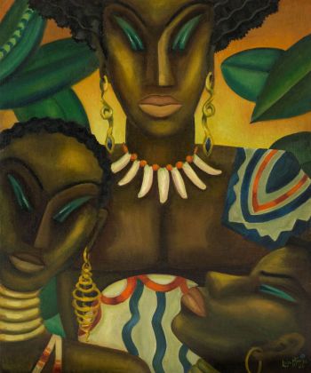 Loïs Mailou Jones, Africa, 1935. The Johnson Collection, Spartanburg, South Carolina