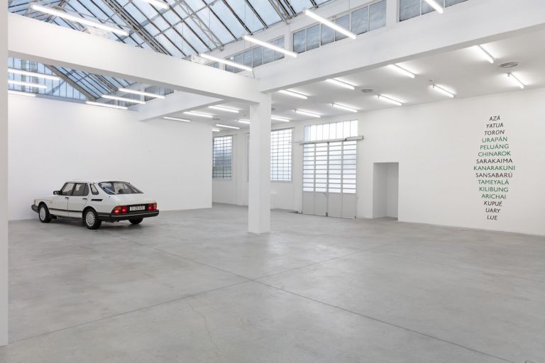 Lothar Baumgarten. Exhibition view at Galleria Franco Noero, Torino 2022