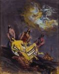 Luigi Spazzapan, Deposizione (con angelo), 1945, tempera su carta intelata, 64 x 55 cm. Galleria Regionale d’Arte contemporanea “Luigi Spazzapan”, Gradisca d’Isonzo. Fondo Milva Biolcati – Maurizio Corgnati