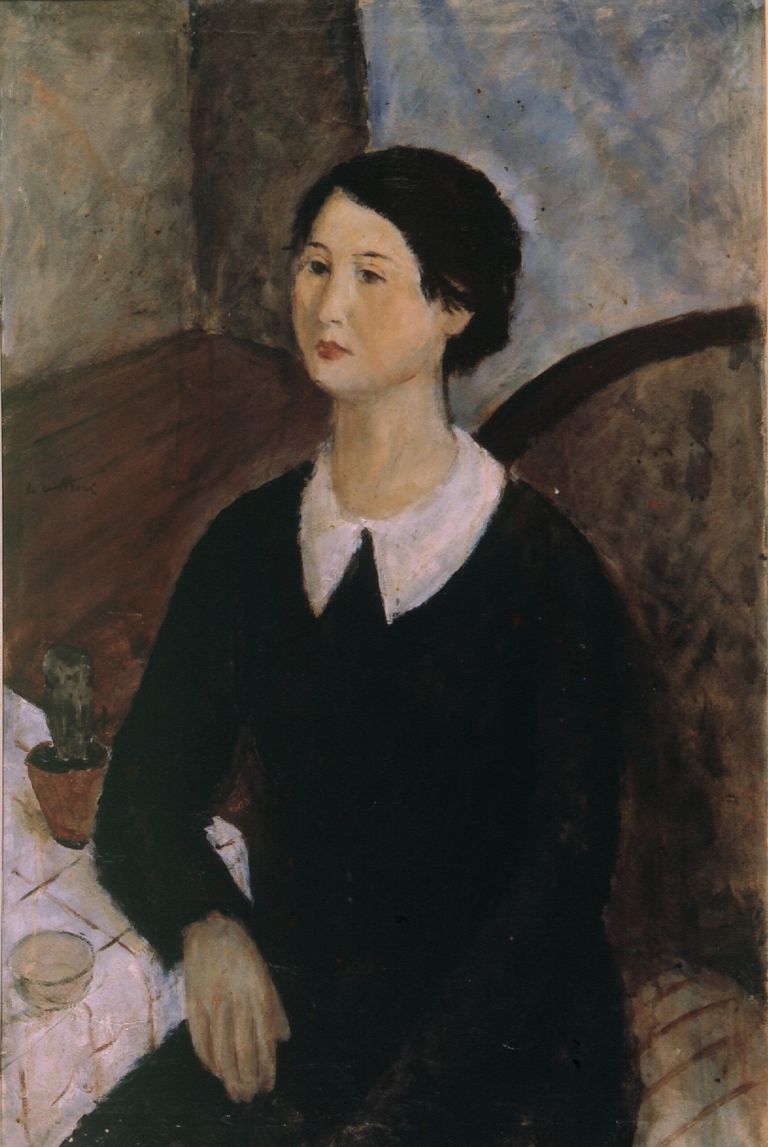 Luigi Vettori, Donna in nero (Ritratto di Linda Spangaro), 1932-33. Courtesy Musei Civici, Pordenone