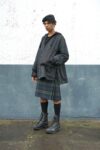 Nicholas Daley, LOOK 8, AW17 Blackwatch collection. Photograph Man Kit Au Yeung