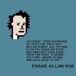 Paolo Gambi, Cryptopunk Poetry, 2021. Edgar Allan Poe