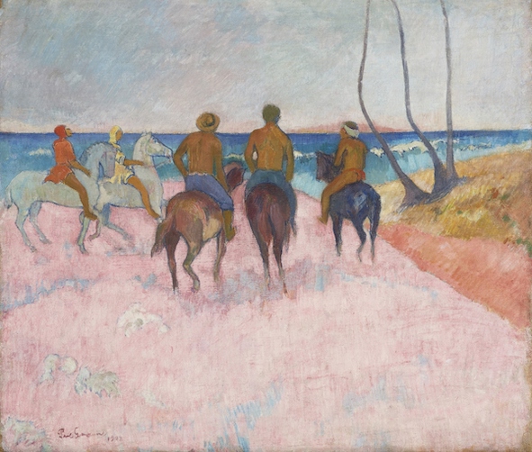 Paul Gauguin, Cavaliers sur la plage (I), 1902 Museum Folkwang, Essen