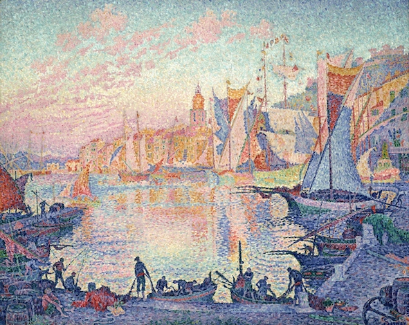 Paul Signac, Le Port de Saint Tropez, 190102 The National Museum of Western Art, Tokyo, formerly Museum Folkwang, HagenEssen