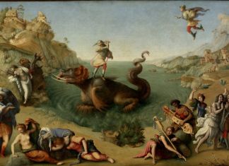 Piero di Cosimo, Liberazione di Andromeda, Gallerie degli Uffizi, Firenze