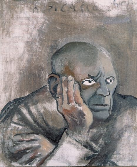 Renato Guttuso, Ritratto di Picasso, 1987. Courtesy Musei Civici, Pordenone