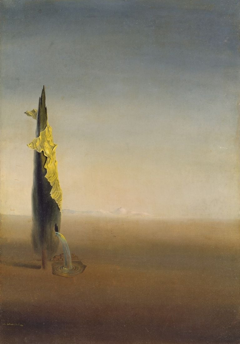 Salvador Dalí, The Birth of Liquid Anguish, 1932. Hamburger Kunsthalle, Amburgo © Salvador Dalí, Fundació Gala-Salvador Dalí – Bildrecht, Wien 2022