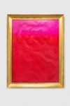 Serena Fineschi, Ingannare l'attesa (Pink and Red), Trash Series, 2021, penna Bic Cristal rosa e rossa su carta, 116 x 150 cm. Photo Enrico Fiorese