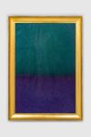 Serena Fineschi, Ingannare l'attesa (Rothko, nr. 17), Trash Series, 2020, penna Bic Cristal verde e blu su carta, 106 x 150 cm. Photo Enrico Fiorese