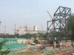 Shougang, il sito del trampolino del Big Air in costruzione nel 2019. Photo © Giorgia Cestaro