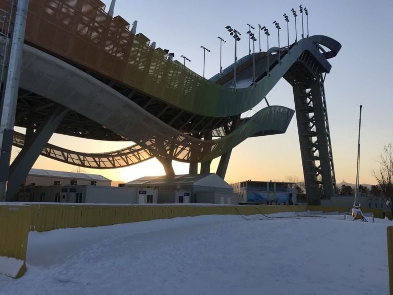 Shougang, il trampolino del Big Air. Photo © Giorgia Cestaro