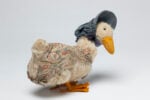 Soft toy, mohair, felt and glass, 'Jemima Puddle Duck', made by J K Farnell & Co Ltd, England, ca. 1925. Courtesy of Frederick Warne & Co