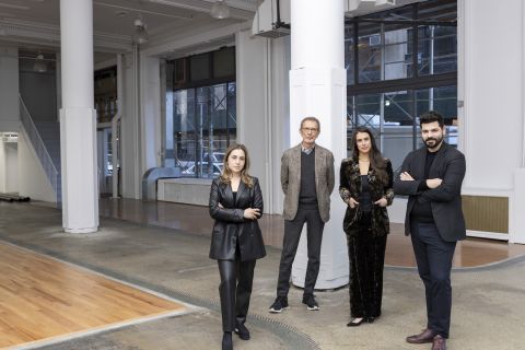 Talia Rosen, Arne Glimcher, Kathleen McDonnell, Oliver Shultz, Photo: 2022 © Luca Pioltelli, courtesy Pace Gallery