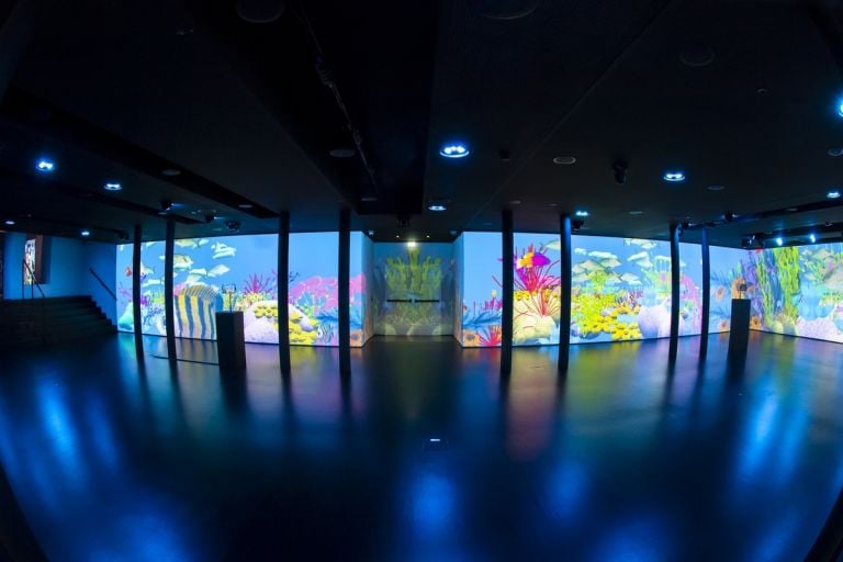 Tamiko Thiel & / p. Enter the Plastocene. Exhibition view at MEET Center, Milano 2022