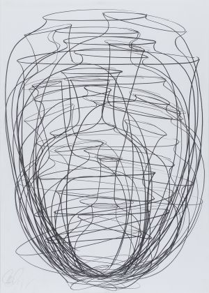 Tony Cragg, Untitled #01, 2010, pencil on paper, 69,7x50. Photo Michael Richter