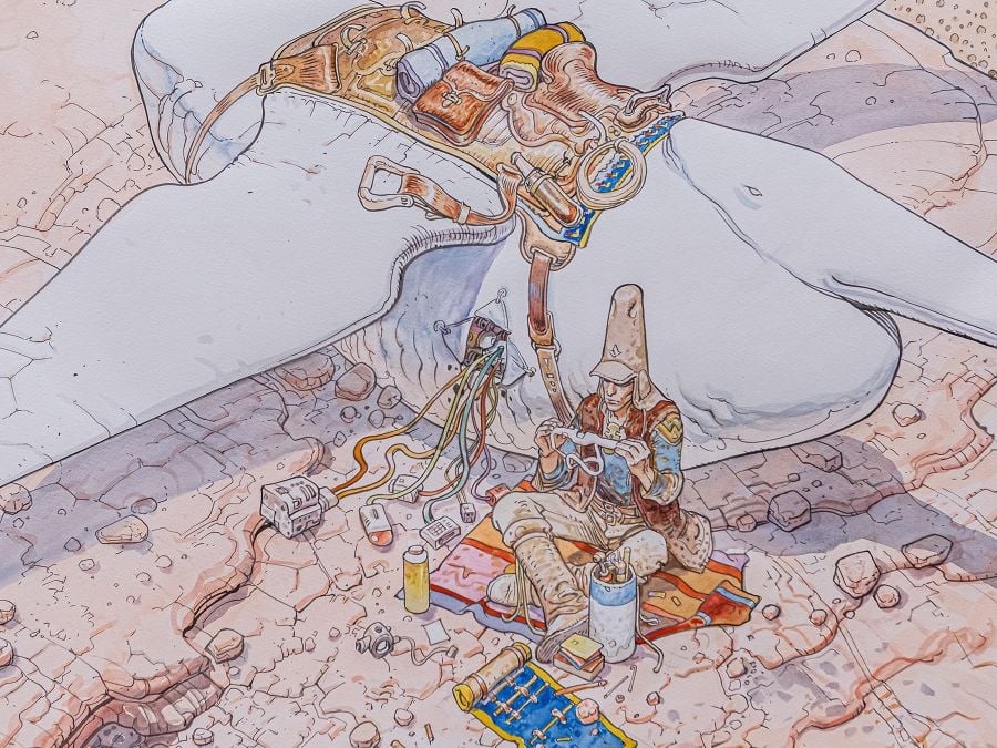 A Pordenone il fumetto fantastico del grande Moebius