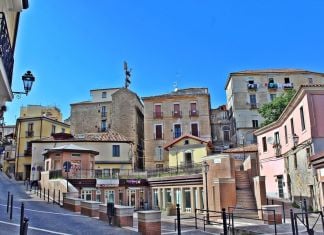 Uno scorcio del centro storico di Catanzaro
