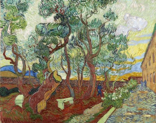Vincent van Gogh "Le parc de l`hôpital, à Saint-Rémy" 1889 G 64 Museum Folkwang, Essen, Germany