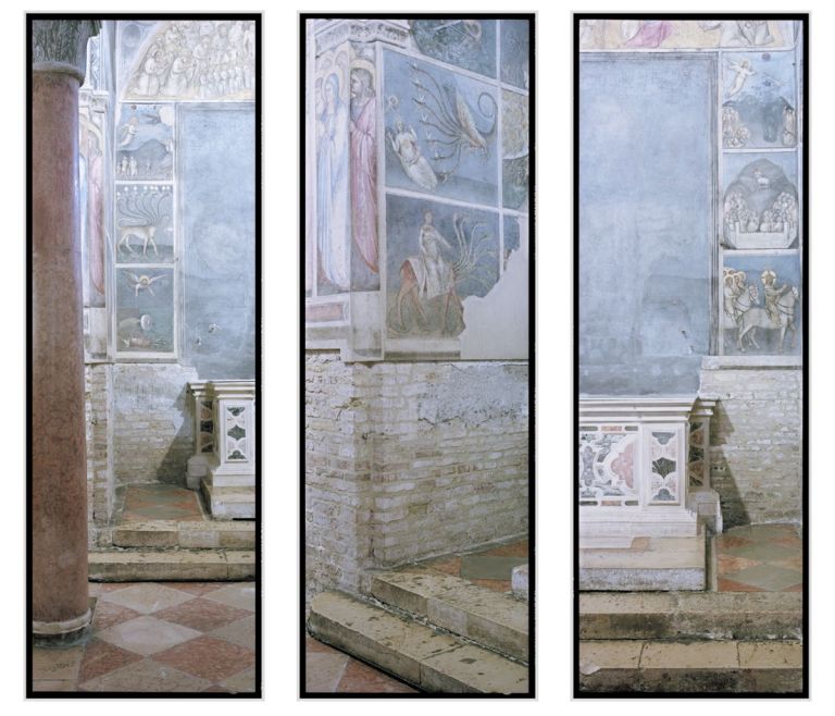 Vincenzo Castella, Battistero del Duomo, XII secolo, affreschi di Giusto de' Menabuoi, Padova