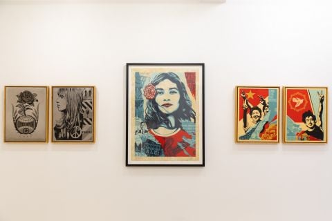 WK, Shepard Fairey, Strategies for a revolution, installation view, credits Vittorio Lico